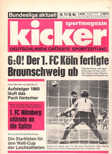 Kicker sportmagazin - kicker, nr