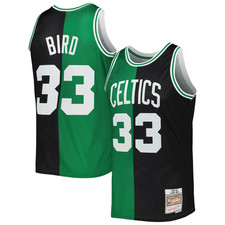 Boston Celtics NBA Trikot Herren Mitchell & Ness Split Top - Bird - Neu