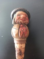 ziehrkorken Flaschenverschluss Holz Schwarzwald Vintage Handarbeit Bemalt