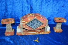  französisches art deco Pendule um 1920 4ma1