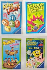 Spiele Konvolut Alles lacht, Freddy Frosch, Küken Suchen, Spongebob Mau MAU TOP