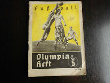1936 Olympia Olympics Games Heft   Nr 5    Handball