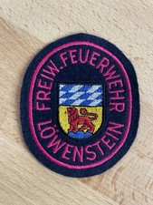 Ärmelabzeichen Patch Feuerwehr Löwenstein