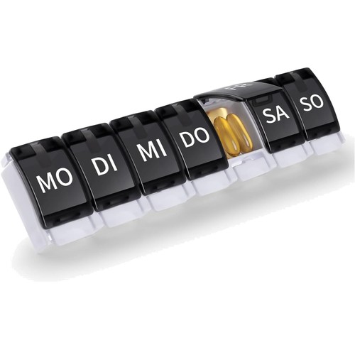 Tablettenbox tage pillendose - 7,