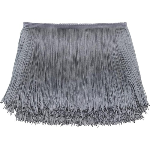 Silber fransenborte 10m - fransenborte, 15cm