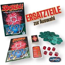ZOCKEN Schmidt Spiele - ERSATZTEILE zur Auswahl - Chips Karte Anleitung Zubehör