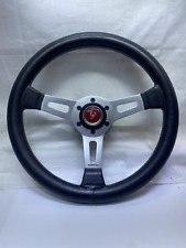 Abarth Sportlenkrad Momo 35cm, Nabe für Fiat 128 Abarth, ca. 45 Jahre alt