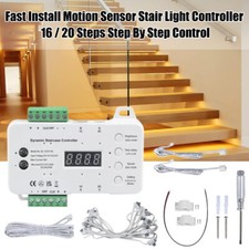 LED Bewegungsmelder Treppenbeleuchtung Treppen Stufen PIR Trafo Sensor Streifen