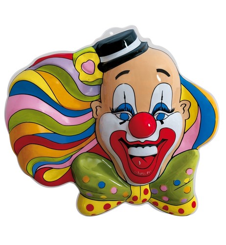 Wand deko clown wandbild - clown,