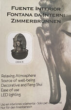 Zen'Light Buddha Fountain Grace Harz Bronze 26x26x40 cm Zimmerbrunnen Licht LED