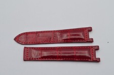CARTIER PASHA LEDER ARMBAND 18MM FALTSCHLIESSE 16MM NEU 18-16 ROT 2 NEU