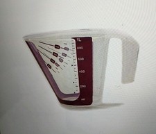 Tupperware Combi Plus Messgenau Messbecher 1 Liter Skala Beere Neu