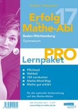 Erfolg im Mathe-Abi 2017 Lernpaket Pro Baden-Württemberg Gymnasium: mit der
