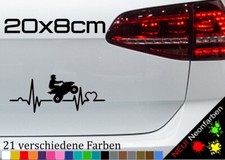 Herzschlag Quad Aufkleber