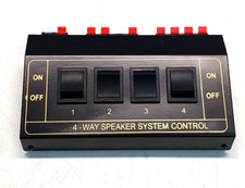 B131) goobay 4Way Speakers Control LP40 Umschaltpult Lautsprecher Steuergerät