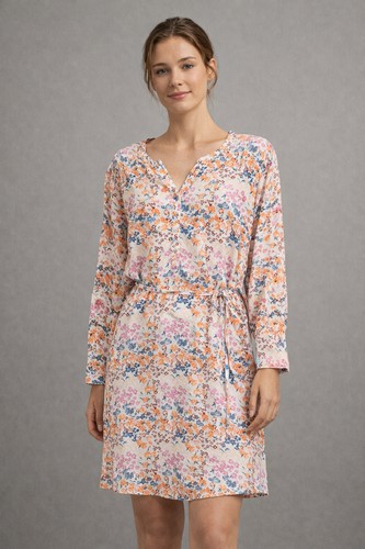 Kleid weiß bedruckt - gr., 48