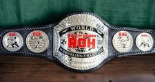 ROH Ring of Honor Wrestling Championship Title Belt Replica Brass Adult Size