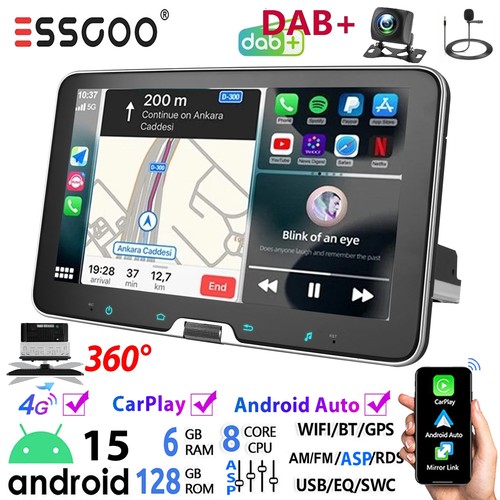 Android15 carplay 8kern - android15, 10.1"
