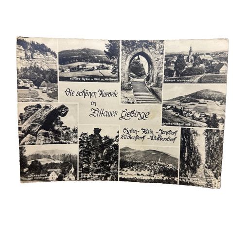 Postkarte zittauer gebirge - postkarte, ak