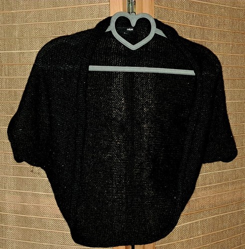 Strickjacke bolero schwarz - strickjacke,