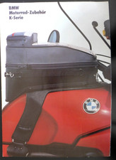 1984 - BMW Prospekt MOTORRAD-ZUBEHÖR K-SERIE 75 C S K 100 RS RT Koffer EXTRAS