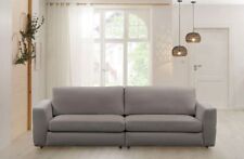 Home affaire 3-Sitzer Sofa Couch ESMONTS zeitloses Design Taupe