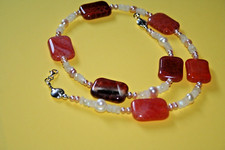 Edelstein Halskette Feuer