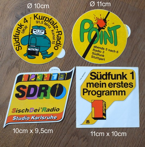 Sticker aufkleber südfunk - x,