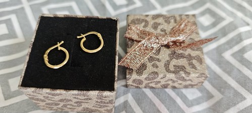 750 gold kinder creolen - gold, 18k