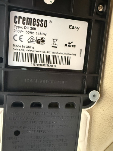 Cremesso easy kapselmaschine - easy,