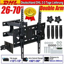 TV Wandhalterung Wandhalter 32-86 Zoll schwenkbar neigbar 40 55 60 65 70 75 Zoll