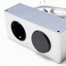 Furnika Einbausteckdose Unterbausteckdose mit Schalter und Kabelausgang 230V+Neu