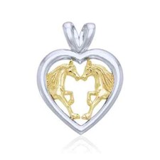 Friesen Pferd 925 Sterling