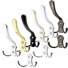 Kleiderhaken Garderobenhaken Huthaken Haken Garderobe Wandhaken matt METALL NEU