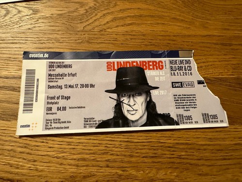 Udo lindenberg ticket - udo,