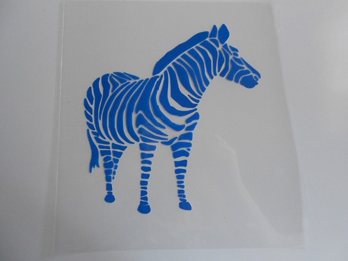 Schablone stencil zebra - schablone,