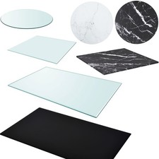 Tischplatte aus gehärtetem Glas Tisch Glasplatte Glasscheibe Glastisch Boden