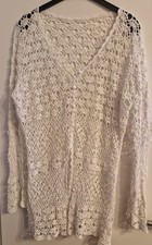 BONBRIX Tunika Häkelpulli 40