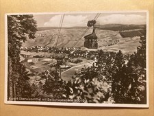 Kurort Oberwiesenthal mit Seilschwebebahn • Postkarte 1941 gelaufen