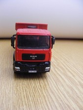 Siku M.A.N  TGA  Halfpipe - Muldenkipper Verkehrsrot  Druck  Fliegl