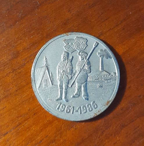 Ddr medaille jahre - 25, veb