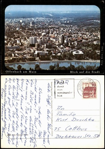 Ansichtskarte offenbach - ansichtskarte, (main)