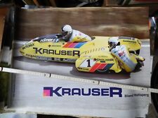 Poster um 1986, Biland / Waltisperg Sidecar, ca. 59x43cm, Foto Vitus Arnold, Ch-
