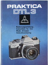 PENTACON  Bedienungsanleitung PRAKTICA DTL3 DTL 3 Kamera User Manual (Y5983