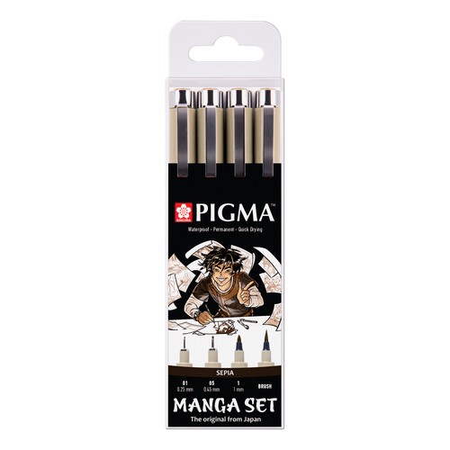 Sakura pigma micron - manga, set