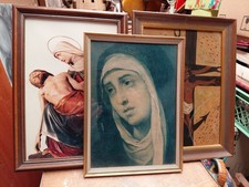 Rahmen mit religiösen Drucken