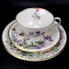 Krautheim Porzellan Tee- oder Kaffeegedeck Wiesengrund & Bergeshöh'n Dekor "H"