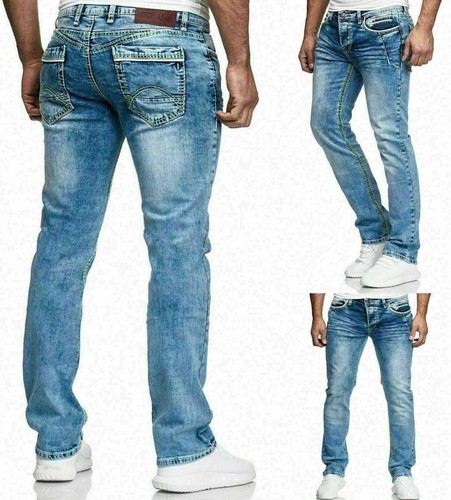 Herren jeans hose denim nähte - herren,
