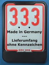 Wechsel Kennzeichen Halter Kennzeichenhalter Nummernschild Mofa Moped Roller