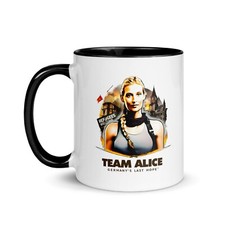 Schöne AfD Tasse, Lara Croft